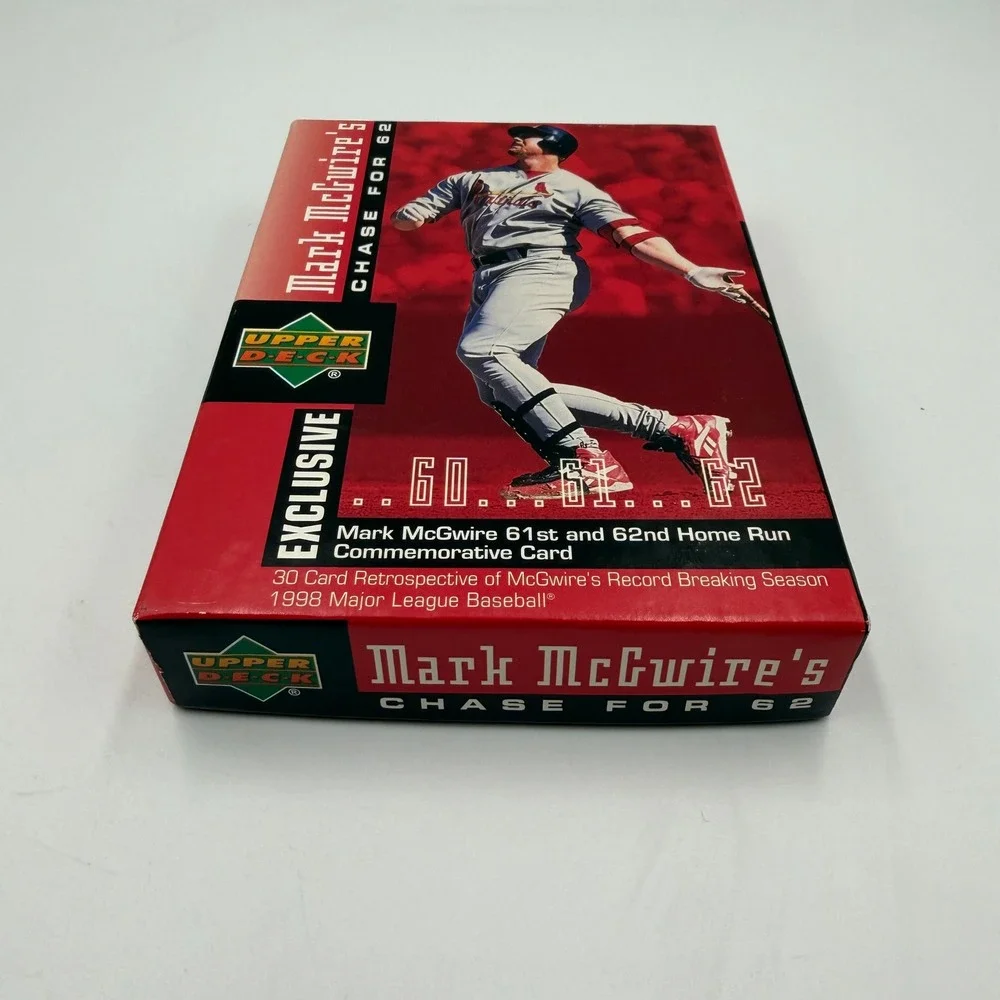 1998 Upper Deck Mark McGwire Chase for 62 Set 30 Card Retrospective Cardinals